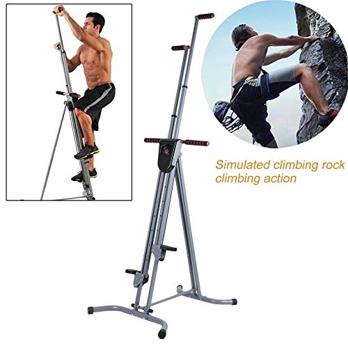 Image of Vertical Climber with LCD Display Universal Home Stepper Body Building Exercise Clim Machine Fitness Equipment.