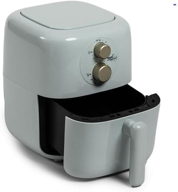 Melchioni Family | Friggitrice ad Aria, Cottura senza Olio, Cestello Removibile con Maniglia, Capienza 3 L, Timer 60 minuti, Temperatura 80-200°C, Griglia Cattura Oli, Classe A+, Modello Cloe