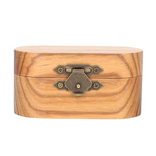 Kisangel Guitar Picks Holder Case Plectrum Storage Box Portable Guitar Picks Organizer Wooden Box