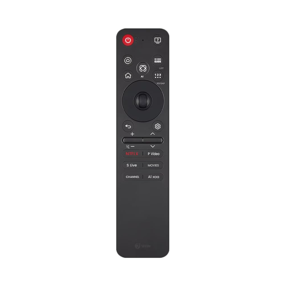 7SEVEN® Compatible with LG Magic Smart Android Tv Remote Control Model MR25GA AKB76046609 Suitable UHD Television Voice Command with Streaming Apps - Paring Must!-image-24