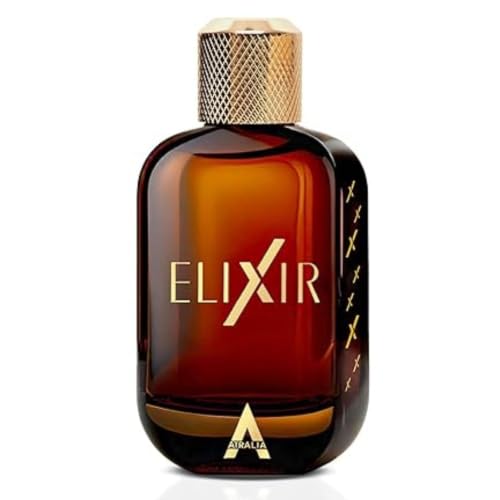 Atralia Elixir woda perfumowana dla mężczyzn, 100 ml, luksusowe, trwałe zapachy z nutami Fougere i bursztynu, najlepsza alternatywa dla Le