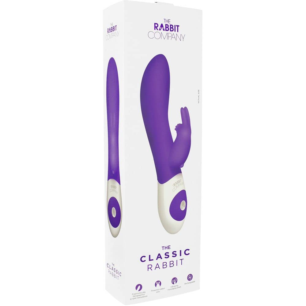The Rabbit Company Classique de Lapin Vibromasseur Violet : Amazon.fr:  Hygiène et Santé
