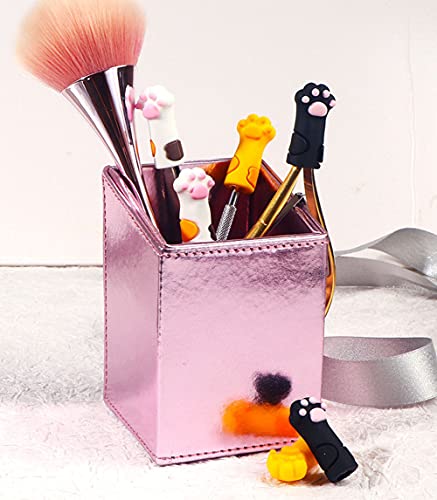 Sukpsy 3 Pcs Silicone Cuticle Trimmer Nippers Tweezers Scissors Cover Protector 3 Colors Cat Paw Protective Sleeve For Nail And Toenails Manicure Tools #TOP3