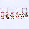Winlyn 24 Sets Christmas Craft Kits Winter Crafts DIY Christmas Santa Ornaments Decorations Arts Sets Foam Santa Christmas Stickers for Kids Holiday Festive Home Classroom Activities Party Favors #2