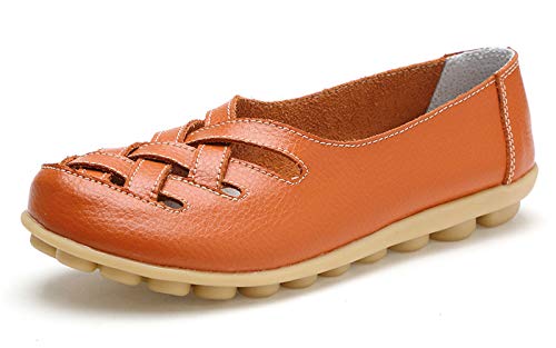 Image of VenusCelia Women's Braided-Nests Walking Flat Loafer