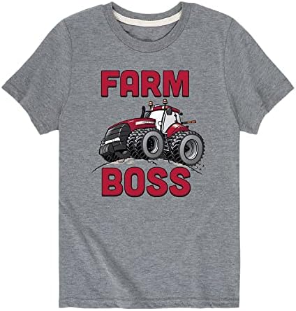 Farm Boss - Toddler Short Sleeve Graphic T-Shirt - Size 2T Athletic Heather