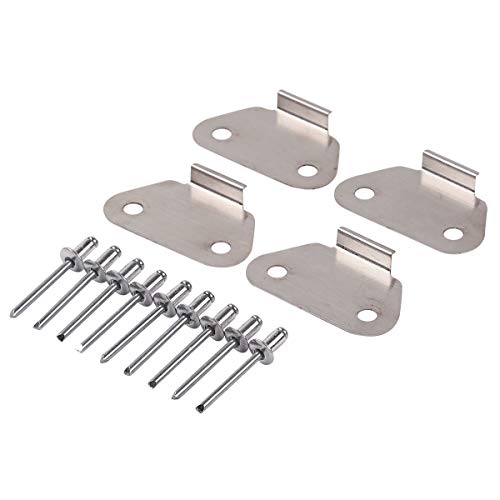 XMT-MOTO Saddlebag Lid Wear Plates/Strike Plates fits for Harley Davidson Touring models 1993-2013