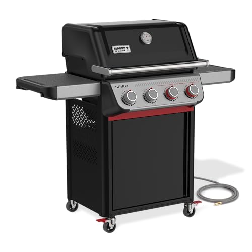 Image of Weber Spirit E‑425C Gas Grill, Outdoor Cooking, Natural Gas Grill, Black