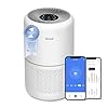 LEVOIT Purificateur d'Air HEPA Intelligent contre Allergie Pollen & Graminée, Purifier jusqu'à 50㎡, Surveille La Qualité de l'Air, Contrôle par App Alexa, 22dB Silencieux, Core 300S