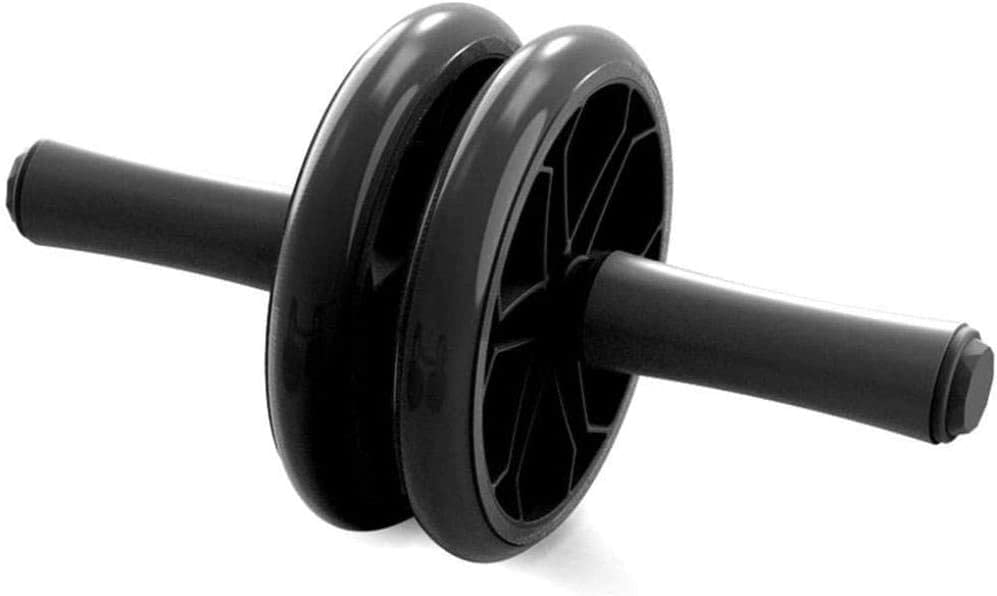 Learnarmy Ab Abdominal Exercise Roller Set Body Fitness Strength Training Machine AB Wheel Gym Tool Fit for for Male Female Beginners workout equipment for home Uptodate (Black)
