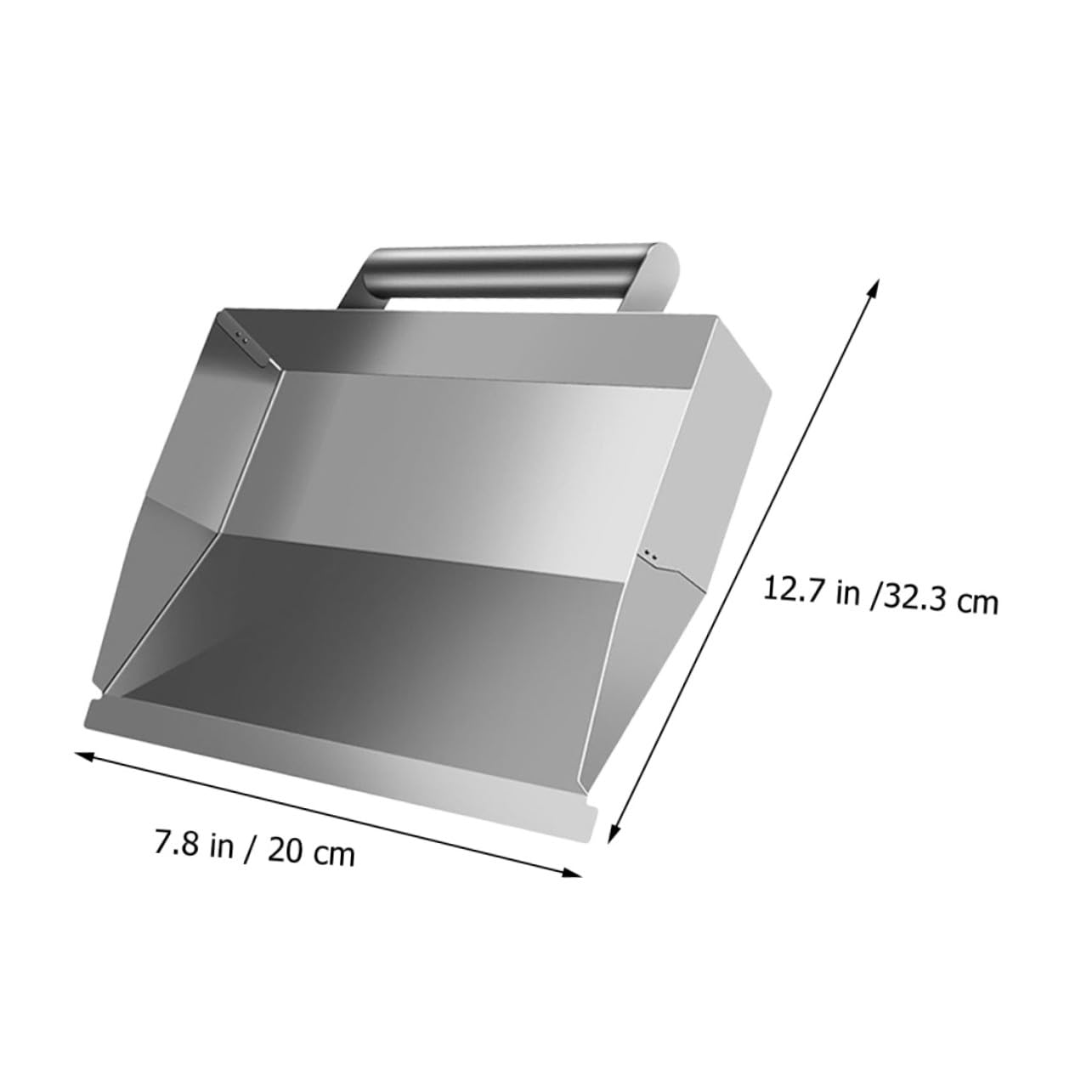 Cazzuola per Finitura Calcestruzzo Multifunzione in Acciaio Inox Argento | Lama ad Alta Precisione, Resistente alla Ruggine, Facile da Pulire, per Riparazioni della Parete e Rasatura