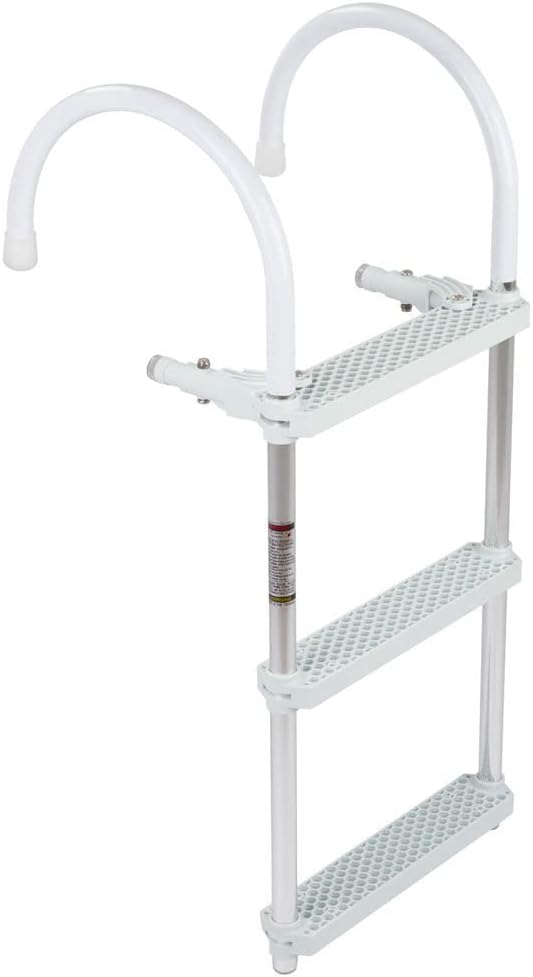 3-Step Portable Hook-on Boat Boarding Ladder