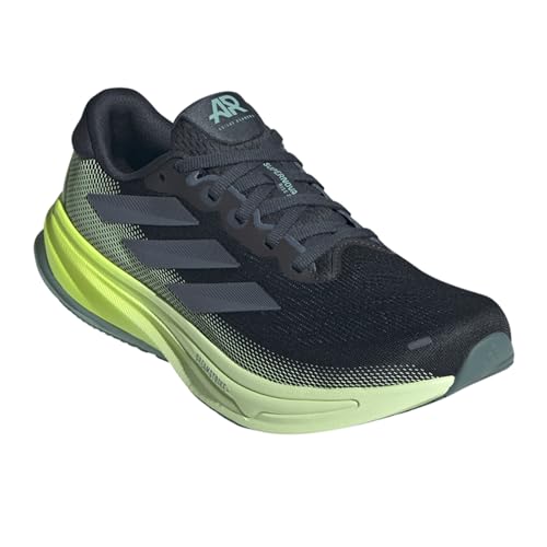 Image of adidas Womens Supernova Rise 2 Running Sneakers Shoes - Black, Green - Size 8 M