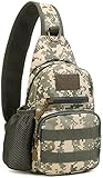 Estructura excepcional: 9.8 pulgadas de ancho x 7.1 pulgadas de alto x 3.9 pulgadas de profundidad. La mochila táctica está diseñada con múltiples bolsillos para guardar diferentes cosas. Los 2 bolsillos frontales con cremallera pueden adaptarse a cosas pequeñas; el compartimento grande puede adaptarse a tabletas de 7.9 pulgadas; 1 bolsa de malla para botella de agua a la izquierda; compartimentos de almacenamiento multicapa pueden acomodar un montón de equipos EDC