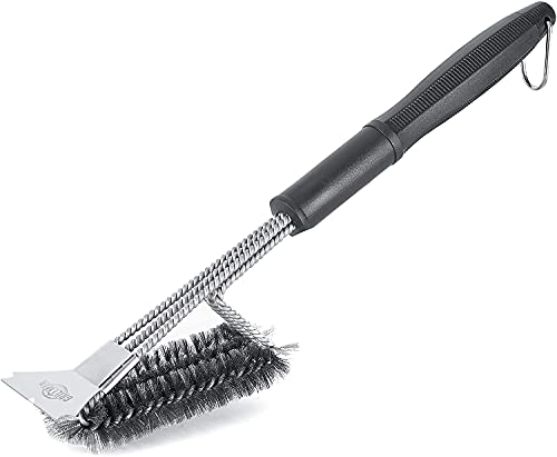 Grillman Cleaning Brush And Scraper - Heavy-Duty Nonscratching 18" Bbq Grill Cleaner, Safe Accessories For All Grill Types #TOP1