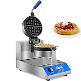 YOOYIST Commercial Professional Rotating Belgian Waffle Maker Belgium Waffles Iron Machine Intellige