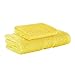 Produktbild StickandShine 2 TLG. (1x Gästehandtuch / 1x Handtuch) in gelb / Premium Frottee Set aus 100% Baumwolle mit 500g/m² 2er Pack