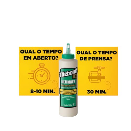 Cola TiteBond 3 Ultimate Madeira Marcenaria Luthiearia 525g