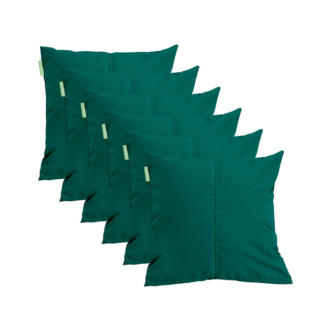 Gardenista Large Garden Scatter Cushion | Water Resistant Hollowfibre Filled Outdoor Seating Furniture Pillow | Great for Patio Rattan Chairs | Comfy & Lightweight (2, Grey) — view 17