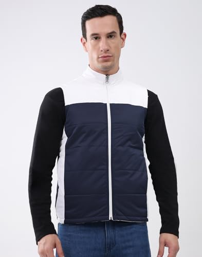 Image of Monte Carlo Men's Regular Fit Reversible Jacket | Detachable Hood | Sleeveless Style | Solid Design | able Winter Jacket for Men | Stylish Reversible Hooded Jacket For Men's (Pack Of 1)