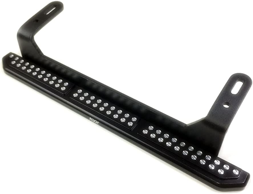KYX Racing Metal Rock Slider Side Step Running Boards Foot-Plate Upgrades Parts Accessories for 1/10 RC Crawler Car TRX4