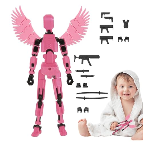 Figurines articulées mobiles, mobile multi-articulée | Jouet figurine d’action imprimé en 3D,Robot d'activité corporelle, jouet robot de bureau, jouet...