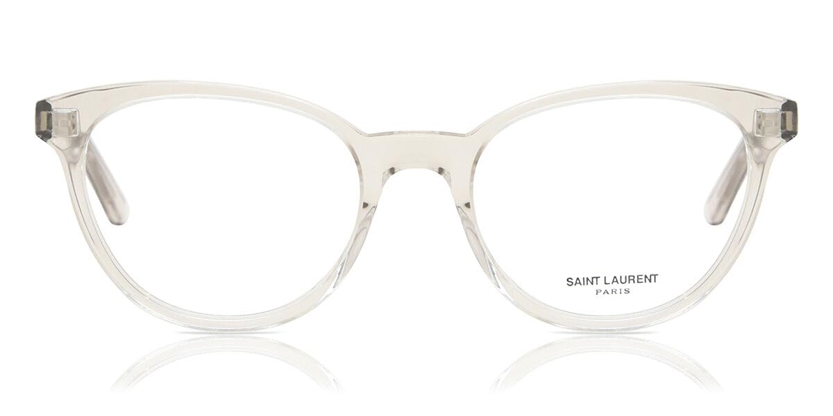 Saint Laurent SL 589 003 52 - Occhiali da vista da donna, Beige, 52