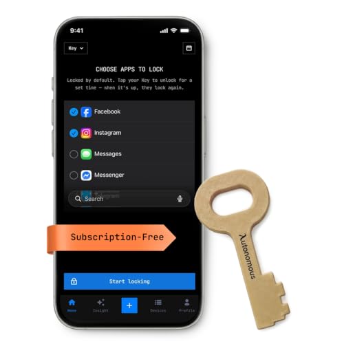 Autonomous Key Access Blocker Device Brown for iPhone and Android