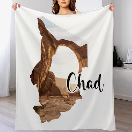 Couverture chaude et légère Tchad - Plaid pelucheux anti-frisson pour canapé - 7