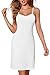 Avidlove Full Slip for Women Under Dress Adjustable Spaghetti Strap Cami Dress Chemisess Lingerie Sleepwear(White,L