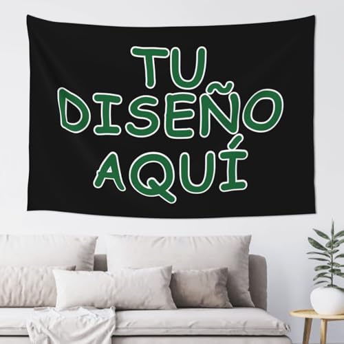 Tapiz pared personalizado Tapices de pared Agrega tu texto/logo/foto personalizada Posters para pared de Sala de Bodas, para Obsequios Conmemorativos Familiares 152 cm x 102 cm