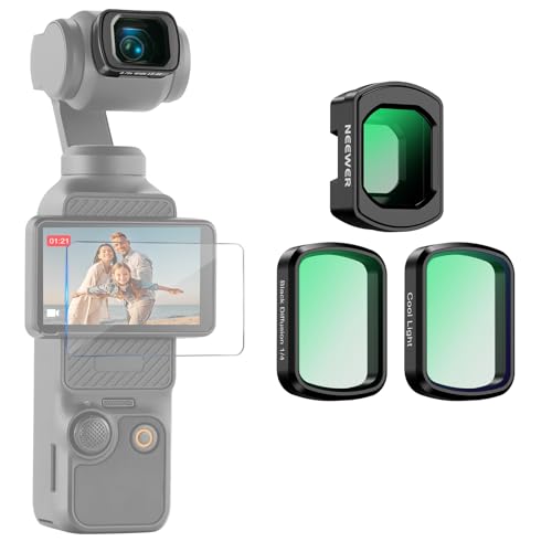 Filtres pour Pocket 4/3 NEEWER FL-C84 avec objectif grand angle et diffuseur noir