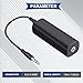 DKARDU 2 Pack Ground Loop Noise Isolator, Eliminate Annoying Buzzing Noise, 3.5mm AUX Noise Filter for Car Audio Systems, Home Stereos, Guitar Amplifiers, with 3.5mm Audio Cable