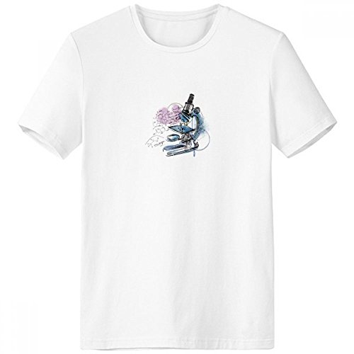 T-shirt chimie homme microscope blanc haut de gamme doux et résistant pour le quotidien