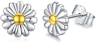 Daisy Stud Earrings/Daisy Hoop Earrings/Daisy Drop Earrings Sterling Silver Daisy Flower Earrings Daisy Gift for Women Girls