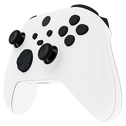 Image of eXtremeRate Replacement Buttons for Xbox Series X & S Controller, Black Custom Repair Kit LB RB LT RT Bumpers Trigers Dpad ABXY Start Back Sync Share Keys Parts for Xbox Core Wireless Controller