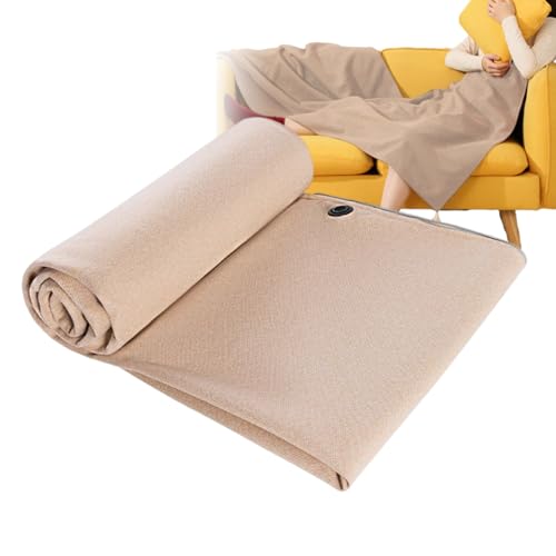 Couverture chauffante d'hiver et châle thermique pour lit voyage et travail