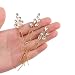 Missgrace 3pcs Wedding Bridal Crystal Rhinestone Bridal Hair Pins Clip (Silver)