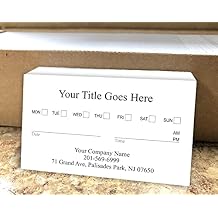 Impactonlineprinting Custom Appointment Business Cards - 250pcs to 2,500pcs - Appointment Reminder Card on Front, Your Business Card Info on Backside - Made in the USA