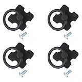 Stile in nero o argento: ogni confezione include 2/4/10 maniglie per mobili in metallo disponibili in eleganti tonalità nero o argento per adattarsi a vari stili di arredamento per la casa, dal rustico al moderno contadino