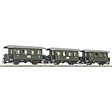 liliput wagenbeleuchtung  Liliput L340500 H0e 3er-Set Personenwagen Öchslebahn