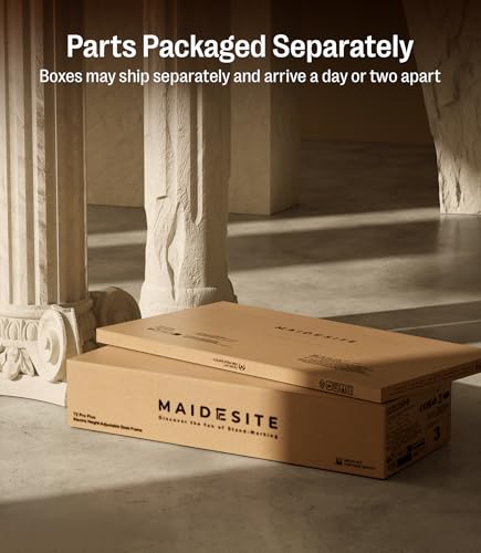 MAIDeSITe Höhenverstellbarer Schreibtisch 160x80cm