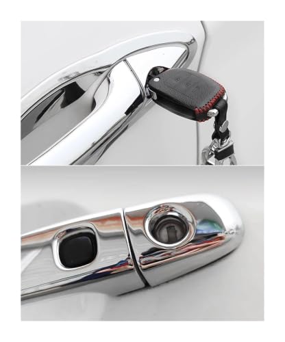 Poignée Portière Rayée Solution Remplacement Chromé Citroen C-Elysee 2012-2016 - 2