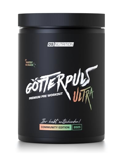 OS NUTRITION Götterpuls Ultra Pre Workout Booster, Pulver (480g, COMMUNITY EDITION) OS NUTRITION Götterpuls Ultra Pre Workout Booster, Pulver (480g, COMMUNITY EDITION)