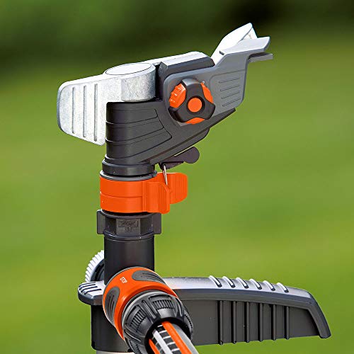 GARDENA Premium pulserende cirkel- en sectorsproeier (op metalen spike): Premium sproeier voor het besproeien van… - Afbeelding 3