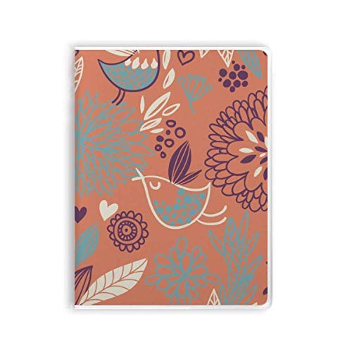 Carnet de peinture à motif fleur Orange Line pour libérer votre créativité
