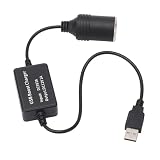 Vistreck 12V Car Cigar Lighter Socket Adapter for Dash Cam, GPS, LED Light Strips, Automotive Electronics (USB)