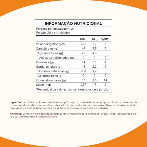 Doce de Leite Zero Açúcar FLORMEL- Caixa com 24 Unidades — foto 2 de 5