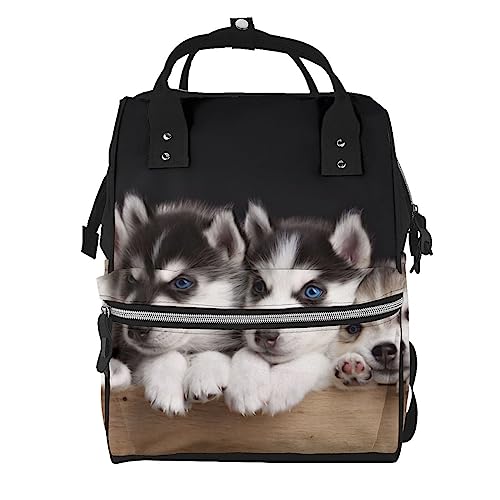 Sac à langer motif chien pour voyage en famille et sorties bébé