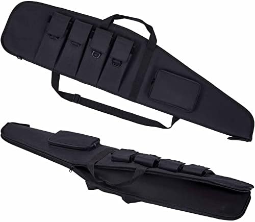 MB SXOWBMU Soft Rifle Cases, Tactical Gun Bag for Shotgun and Other Accessories, Easy to Carry for Hunting or Shooting - 44" Black